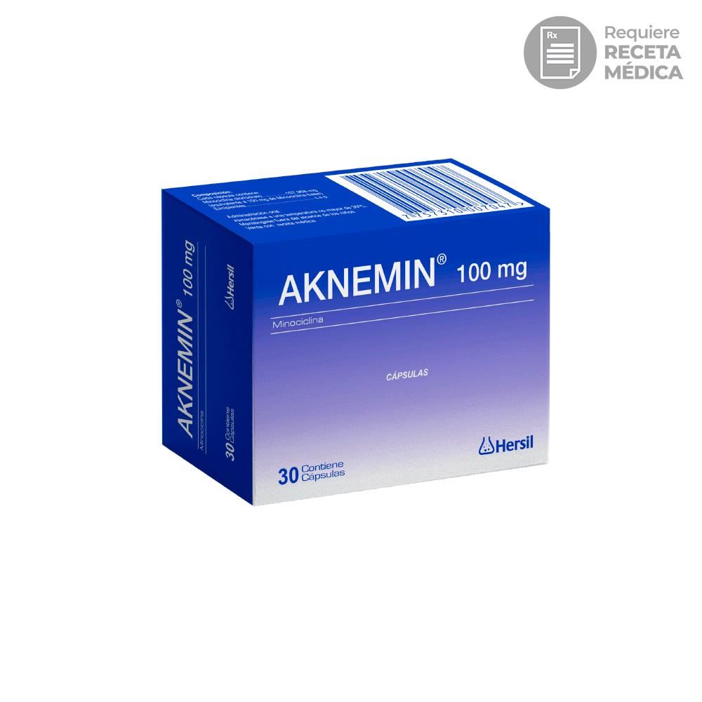Aknemin 100 mg Cápsulas